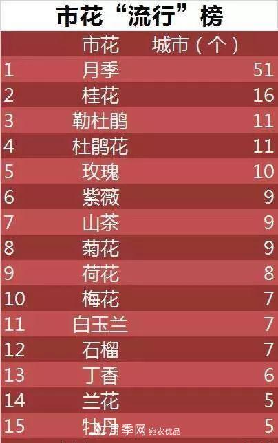 中国各城市市花大集合!月季是51个城市市花具首位(图3) 中国各城市市花大集合!月季是51个城市市花具首位(图3)